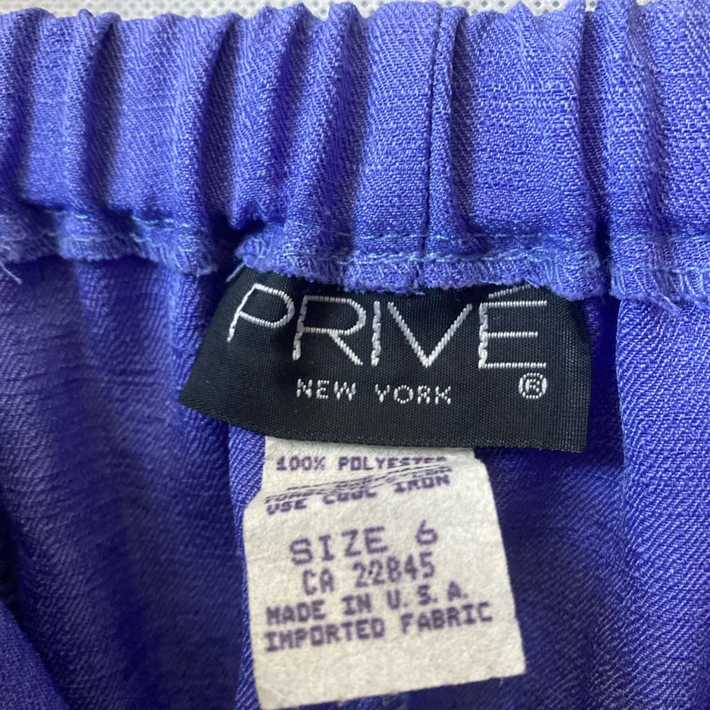 Prive New York petite 6 periwinkle lavender dress work slacks